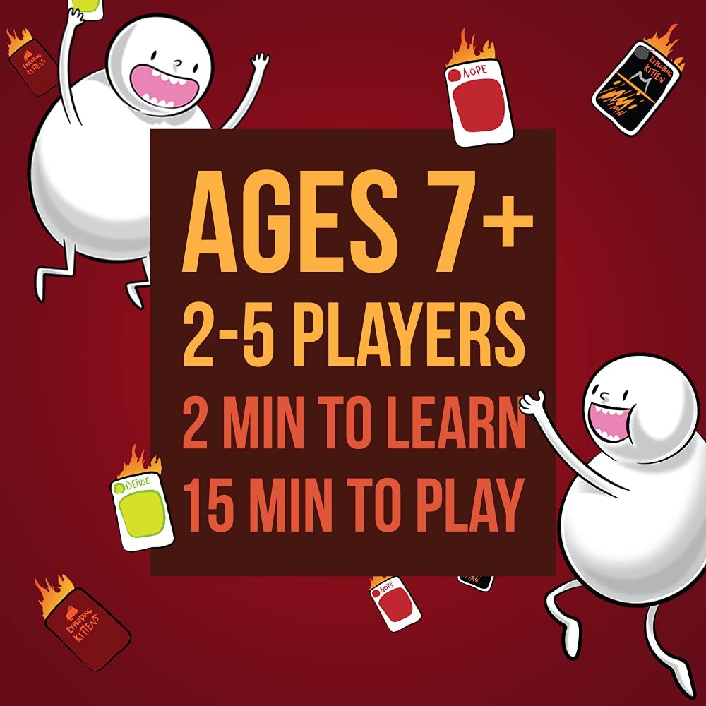 Asmodee Exploding Kittens aprašymas - Prekės nuotrauka