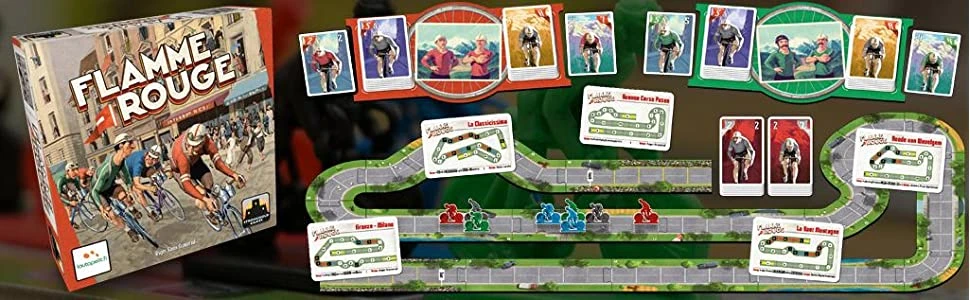 Lautapelit Flamme Rouge aprašymas - Prekės nuotrauka