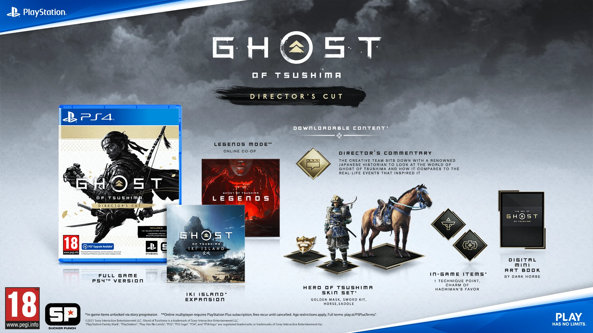 Sucker Punch Ghost of Tsushima Director’s Cut PS4 aprašymas - Prekės nuotrauka