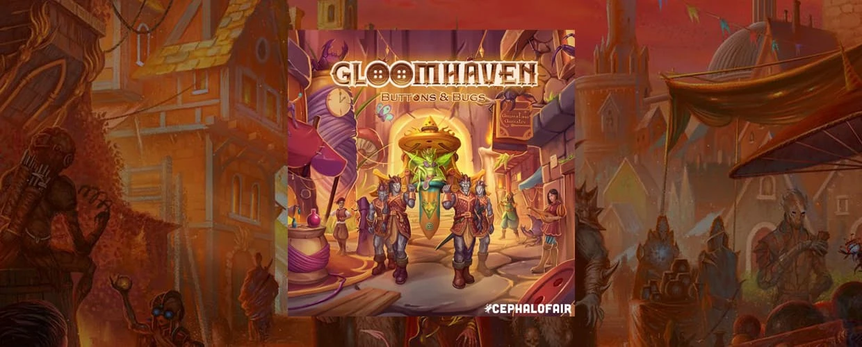 Cephalofair Games Gloomhaven: Mygtukai & Bugs aprašymas - Prekės nuotrauka