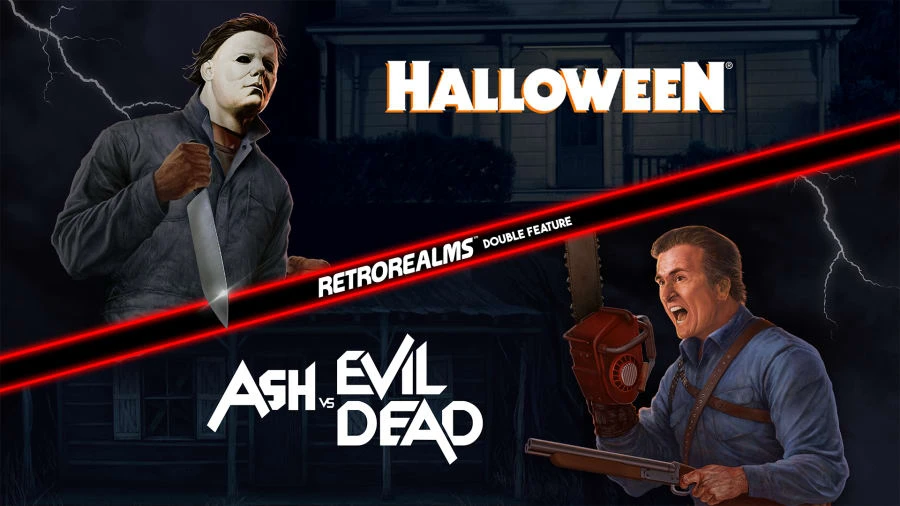 Warner Bros Boss Team žaidimai Helovinas ir Ash vs Evil Dead RetroRealms Double Feature PS5 aprašymas - Prekės nuotrauka Warner Bros Boss Team žaidimai Helovinas ir Ash vs Evil Dead RetroRealms Double Feature PS5 aprašymas - Prekės nuotrauka