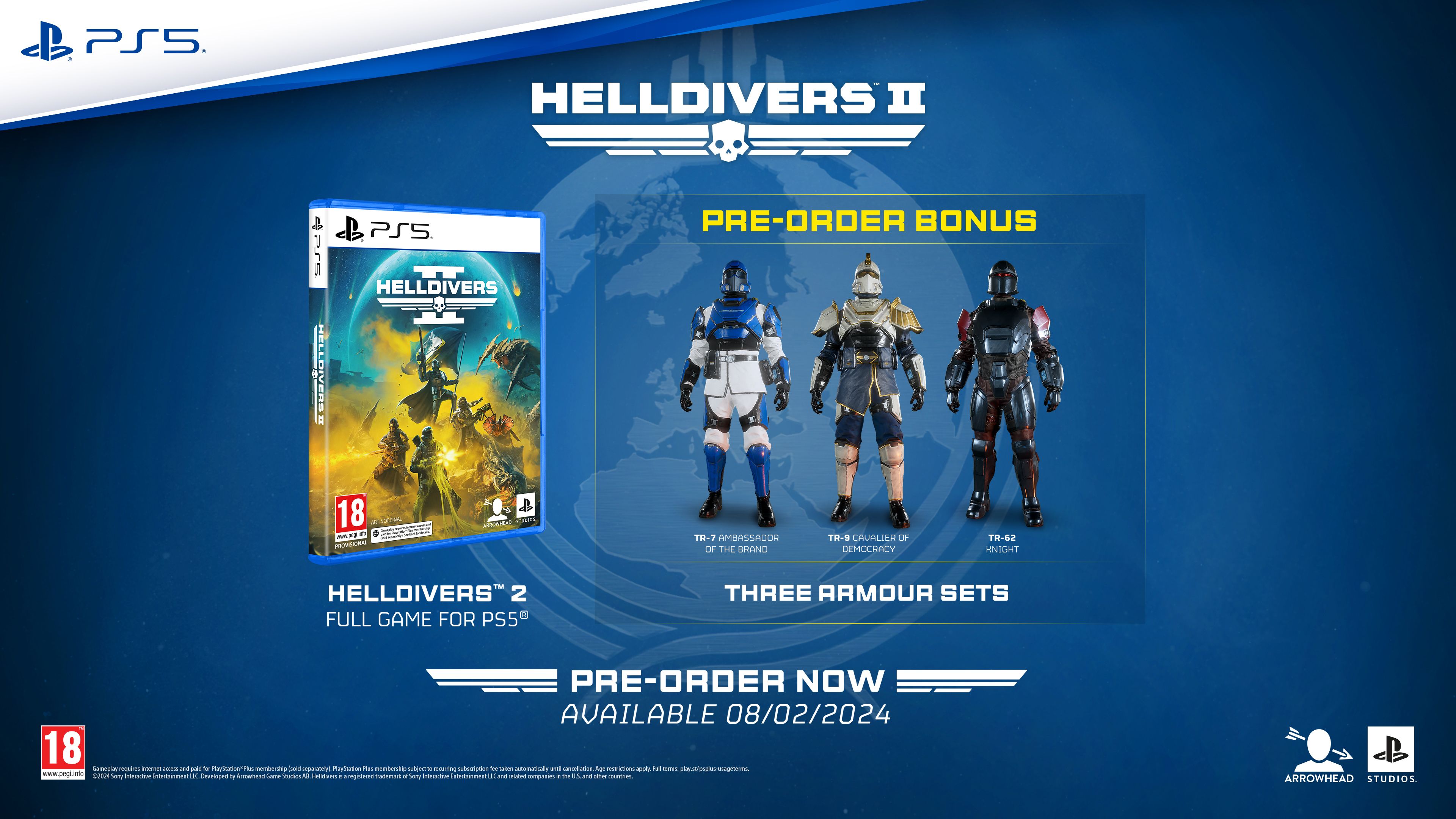 Sony Playstation Studios Helldivers 2 PS5 aprašymas - Prekės nuotrauka Sony Playstation Studios Helldivers 2 PS5 aprašymas - Prekės nuotrauka