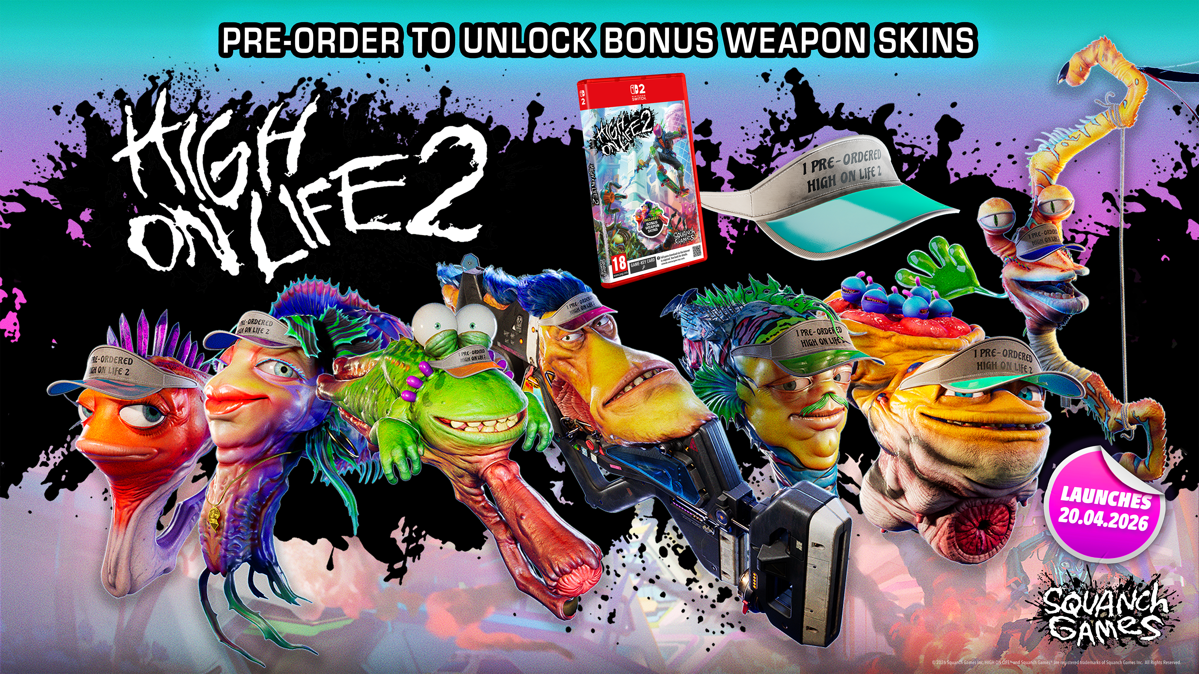 Squanch Games High on Life 2 (Switch 2) aprašymas - Prekės nuotrauka