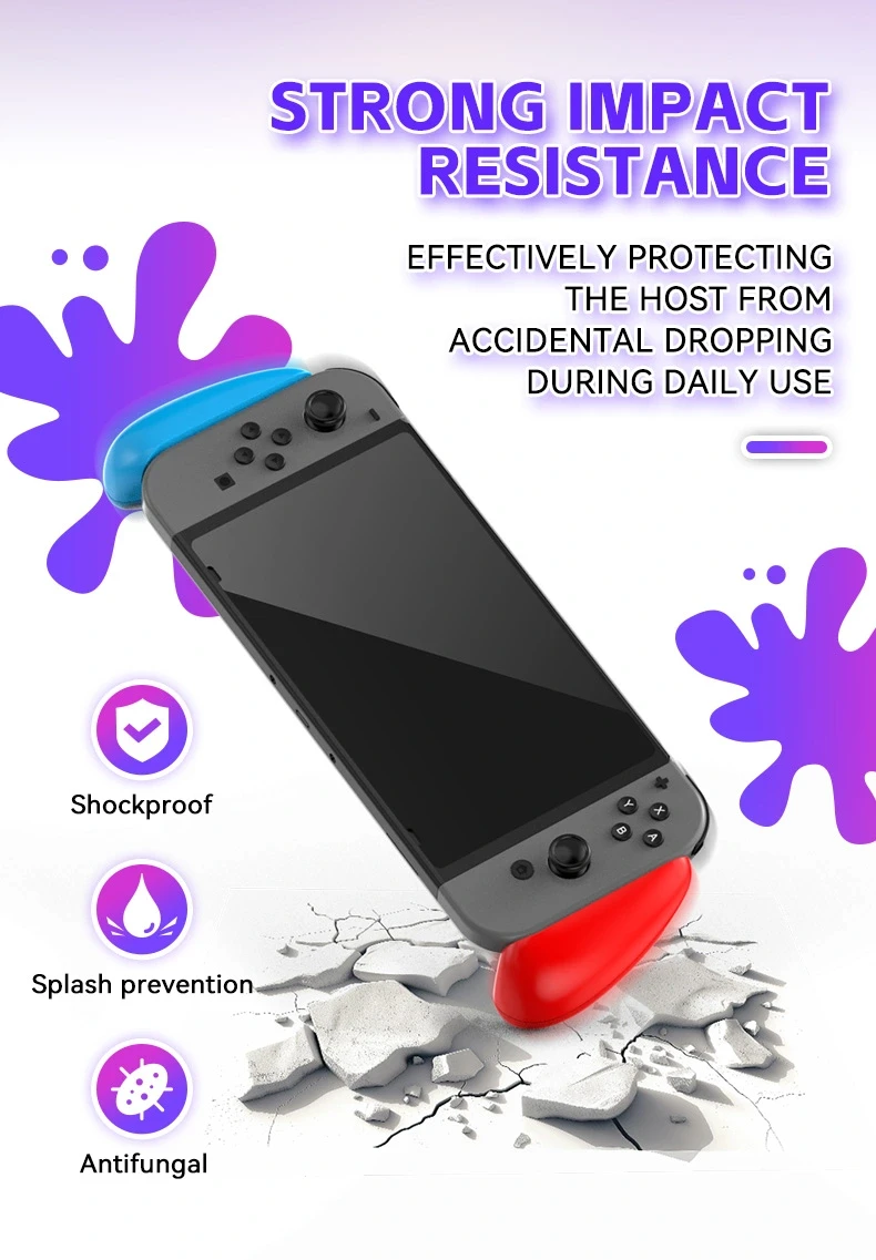 Honson Konsolės laikiklis skirtas Nintendo Switch | Raudona/Mėlyna aprašymas - Prekės nuotrauka