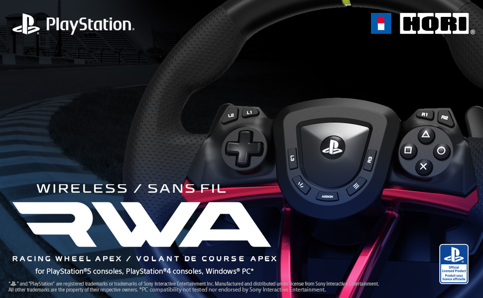 Hori APEX belaidis vairas su pedalais | Playstation, PC aprašymas - Prekės nuotrauka