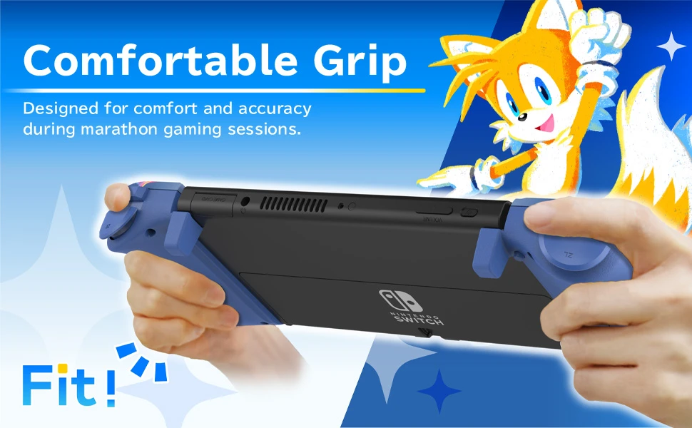 „HORI Nintendo Switch Split Pad Compact“ (SONIC & FRIENDS) aprašymas - Prekės nuotrauka „HORI Nintendo Switch Split Pad Compact“ (SONIC & FRIENDS) aprašymas - Prekės nuotrauka