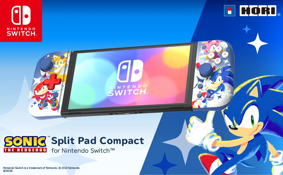 „HORI Nintendo Switch Split Pad Compact“ (SONIC & FRIENDS) aprašymas - Prekės nuotrauka „HORI Nintendo Switch Split Pad Compact“ (SONIC & FRIENDS) aprašymas - Prekės nuotrauka