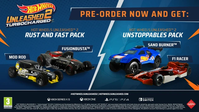 Milestone Hot Wheels Unleashed 2: Turbocharged PS5 aprašymas - Prekės nuotrauka