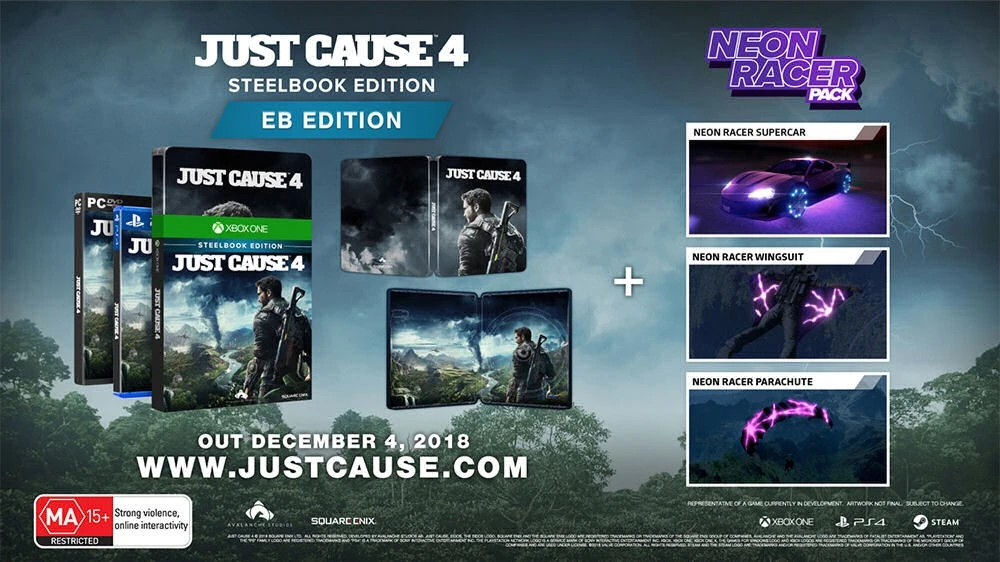 Sony Just Cause 4 PlayStation 4 Pagrindinis aprašymas - Prekės nuotrauka Sony Just Cause 4 PlayStation 4 Pagrindinis aprašymas - Prekės nuotrauka