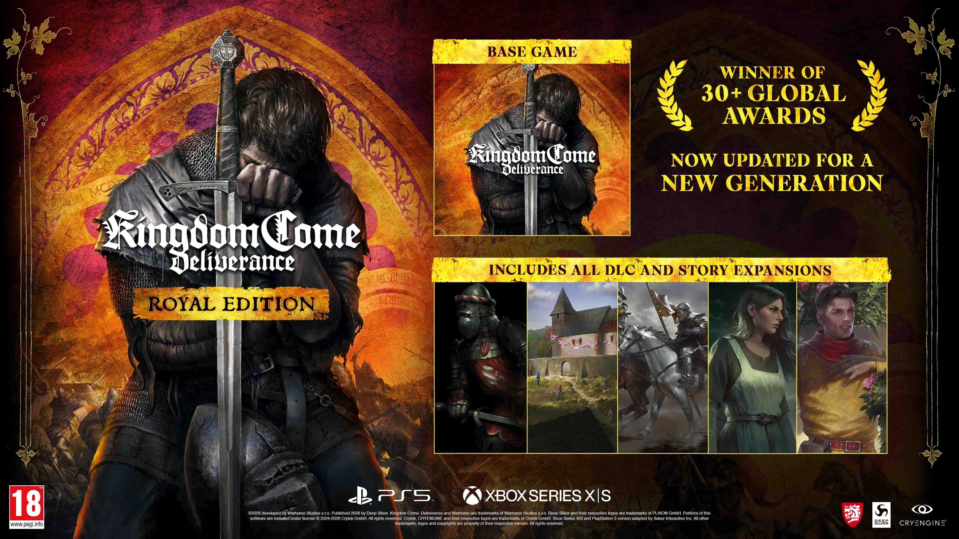 Deep Silver Deep Sidabrinis Kingdom Come: Deliverance - Royal Edition PS5 aprašymas - Prekės nuotrauka