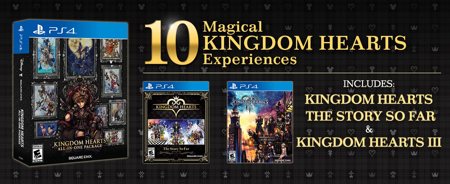 „Square Enix Kingdom Hearts“ – viskas viename PS4 aprašymas - Prekės nuotrauka „Square Enix Kingdom Hearts“ – viskas viename PS4 aprašymas - Prekės nuotrauka