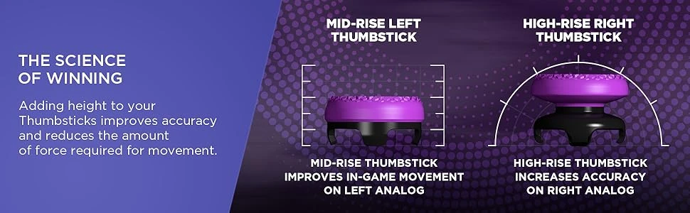 SteelSeries Kontrolfreek FPS Frenzy Gaming Controller for PS4/PS5 | 6100-PS5 | Violetinė aprašymas - Prekės nuotrauka