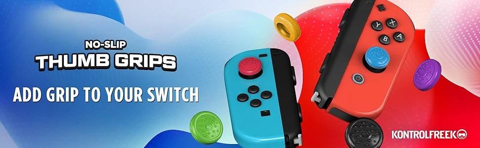 Kontrol Freek SteelSeries Kontrolfreek No-Slip 8-pack Thumbgrip for Joy-Con | 1510-JOY aprašymas - Prekės nuotrauka