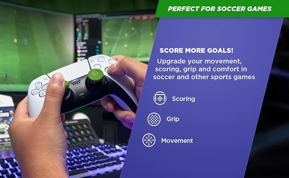 SteelSeries KontrolFreek Sports Football EU PS5 Kit aprašymas - Prekės nuotrauka