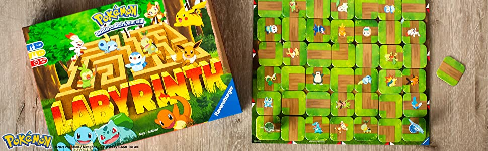 Ravensburger Labyrinth Pokémon aprašymas - Prekės nuotrauka