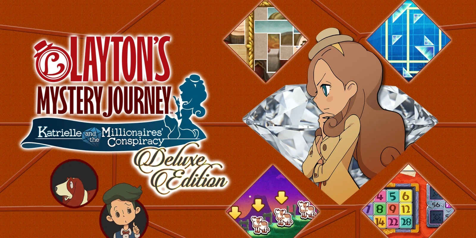 „Nintendo Layton“ paslaptinga kelionė: Katrielle ir milijonierių sąmokslas – „Deluxe Edition“ aprašymas - Prekės nuotrauka