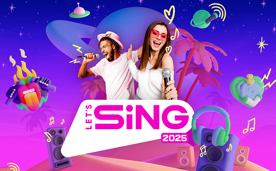 Plaion Let's Sing 2025 + 2 Mikrofonai PS5 aprašymas - Prekės nuotrauka
