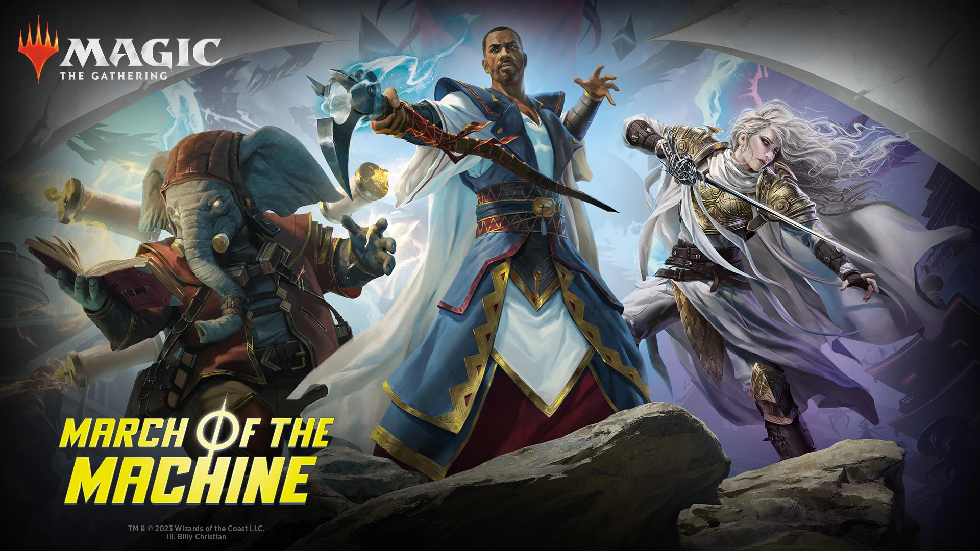 Wizards of the Coast Magic: The Gathering - March of the Machine Draft Booster aprašymas - Prekės nuotrauka