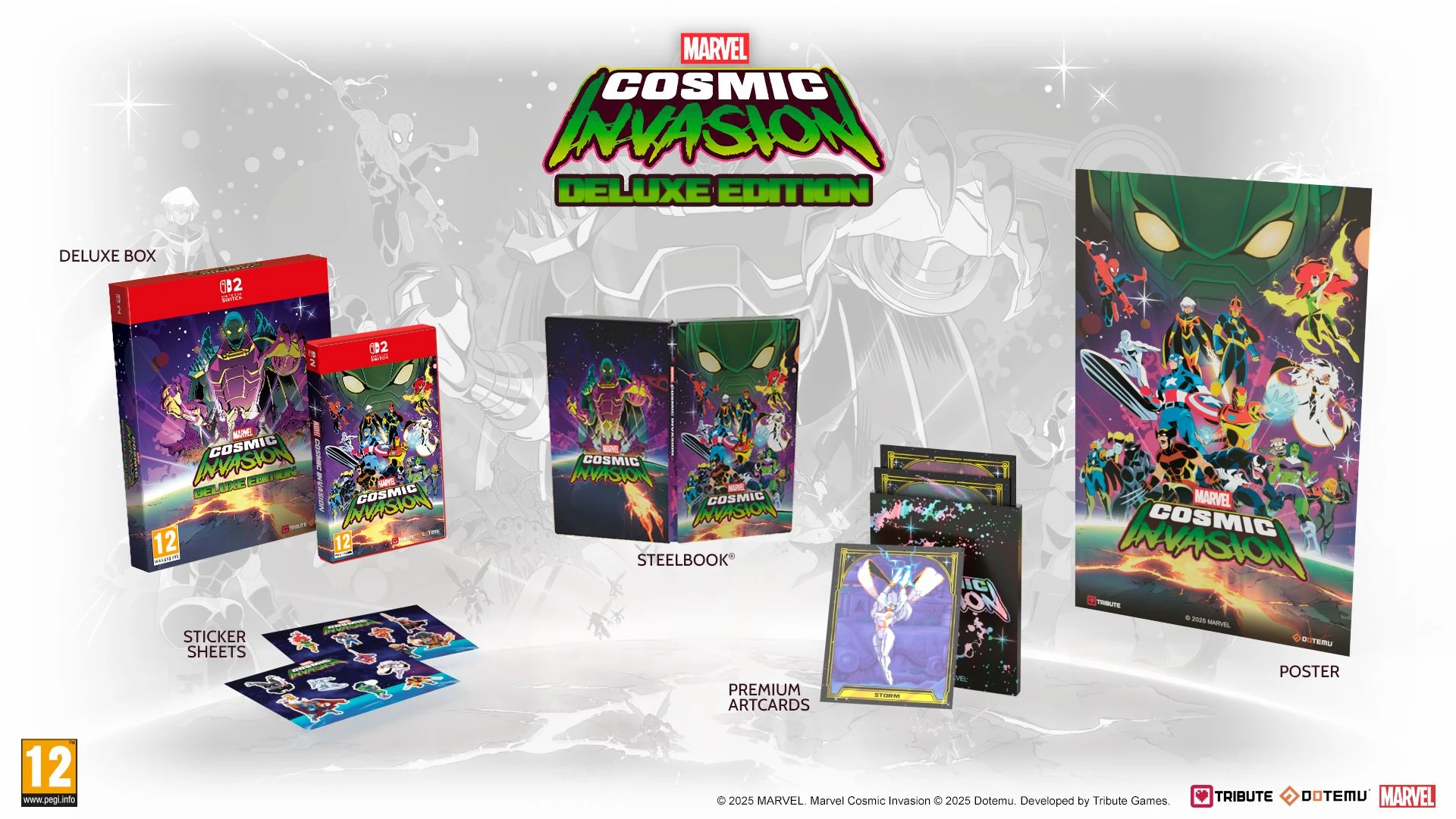 Atari Marvel Cosmic Invasion Deluxe Edition (Switch 2) aprašymas - Prekės nuotrauka