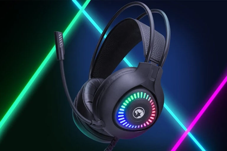 MARVO H8325 Akari 40 RGB Laidinės žaidimų ausinės | USB | 3.5 mm | Juoda aprašymas - Prekės nuotrauka MARVO H8325 Akari 40 RGB Laidinės žaidimų ausinės | USB | 3.5 mm | Juoda aprašymas - Prekės nuotrauka