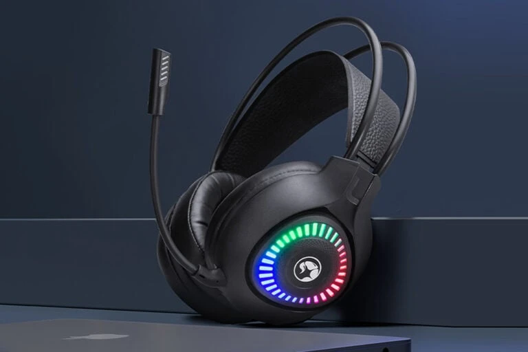 MARVO H8325 Akari 40 RGB Laidinės žaidimų ausinės | USB | 3.5 mm | Juoda aprašymas - Prekės nuotrauka MARVO H8325 Akari 40 RGB Laidinės žaidimų ausinės | USB | 3.5 mm | Juoda aprašymas - Prekės nuotrauka