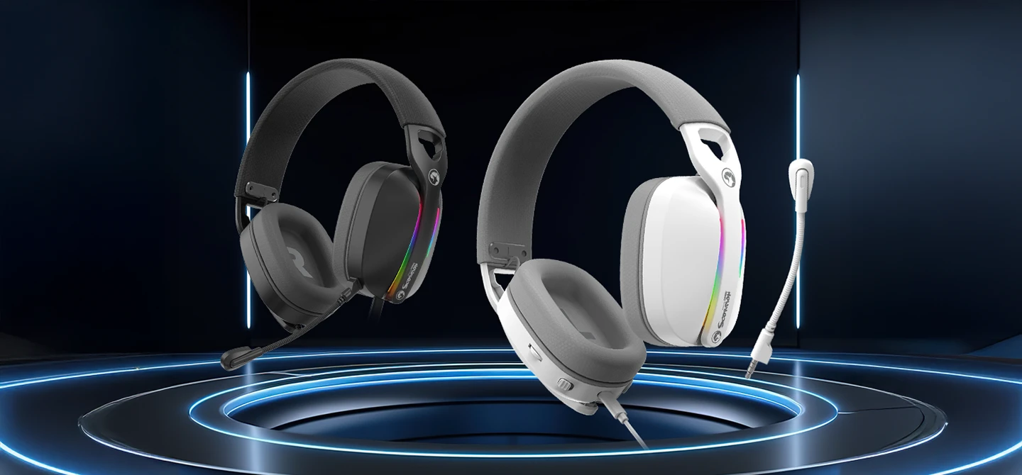 Marvo Pulz 70W WH belaidės žaidimų RGB ausinės (Baltos) aprašymas - Prekės nuotrauka Marvo Pulz 70W WH belaidės žaidimų RGB ausinės (Baltos) aprašymas - Prekės nuotrauka