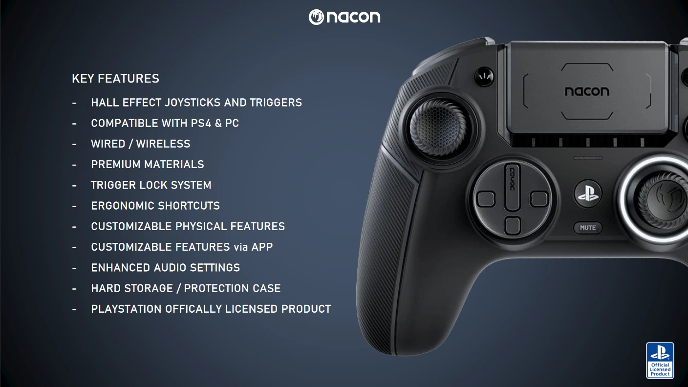 Nacon Revolution 5 Pro valdiklis (juodas) aprašymas - Prekės nuotrauka Nacon Revolution 5 Pro valdiklis (juodas) aprašymas - Prekės nuotrauka