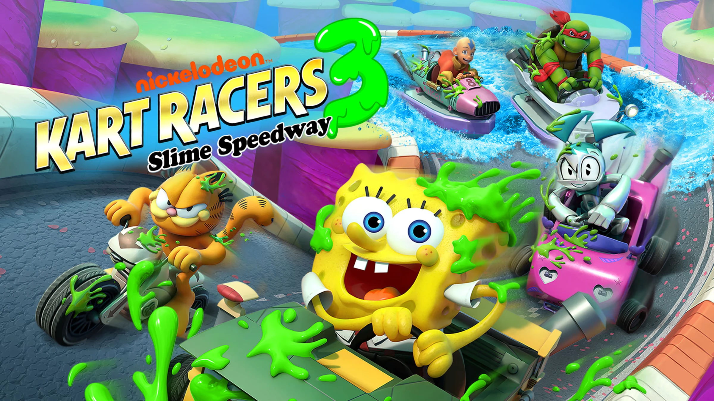 Game Mill Žaidimas Mill Nickelodeon Kart Racers 3: Slime Speedway PS4 aprašymas - Prekės nuotrauka