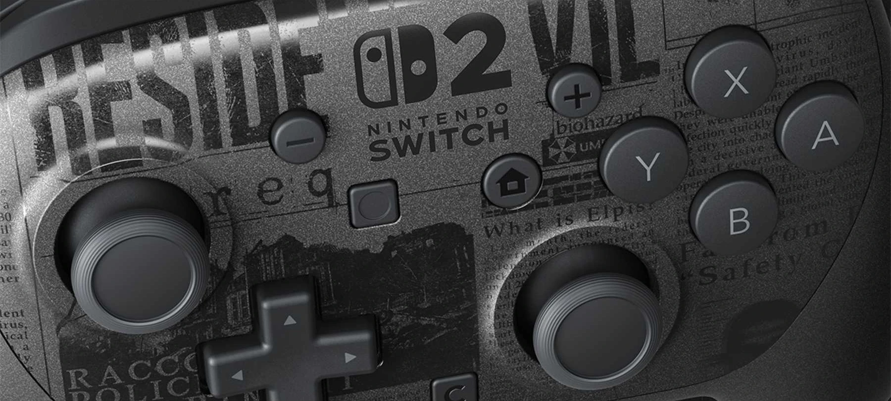 Nintendo Switch 2 Pro belaidis valdiklis Resident Evil Requiem Edition aprašymas - Prekės nuotrauka