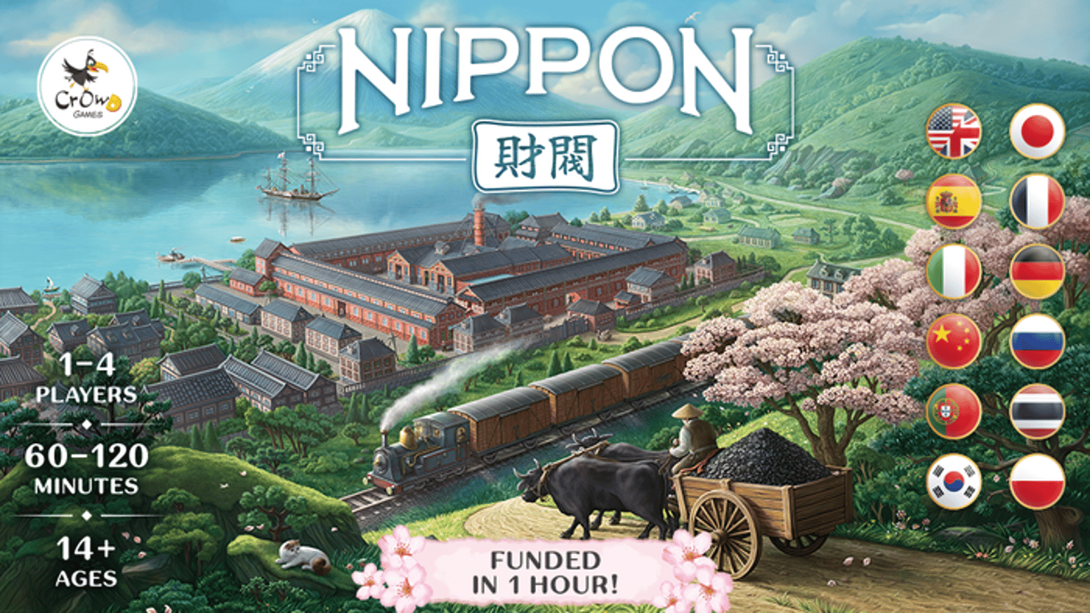 Crowd Games Nippon: Zaibatsu (Emperor's Edition) aprašymas - Prekės nuotrauka