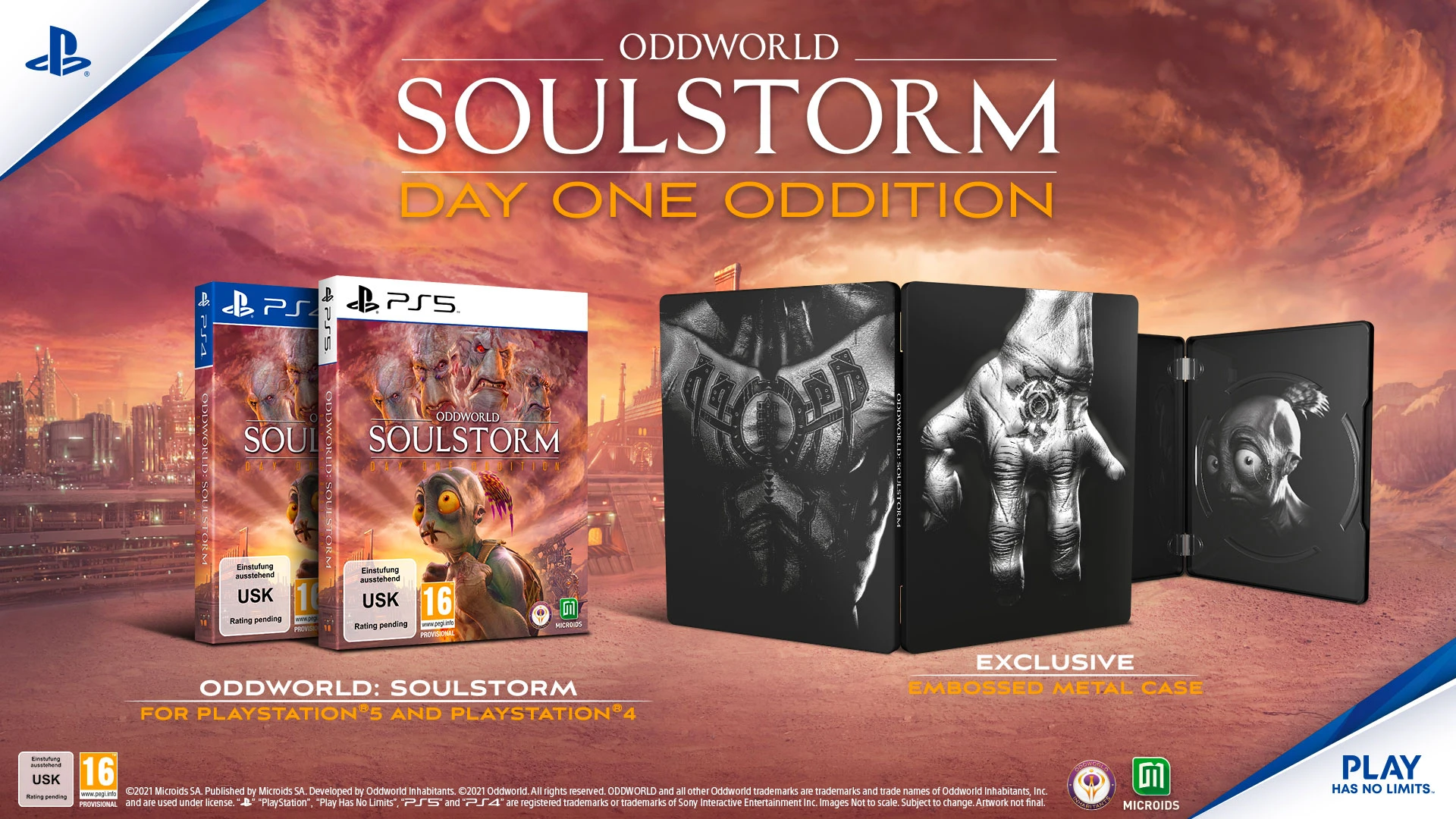 Microïds Oddworld: Soulstorm PS4 aprašymas - Prekės nuotrauka