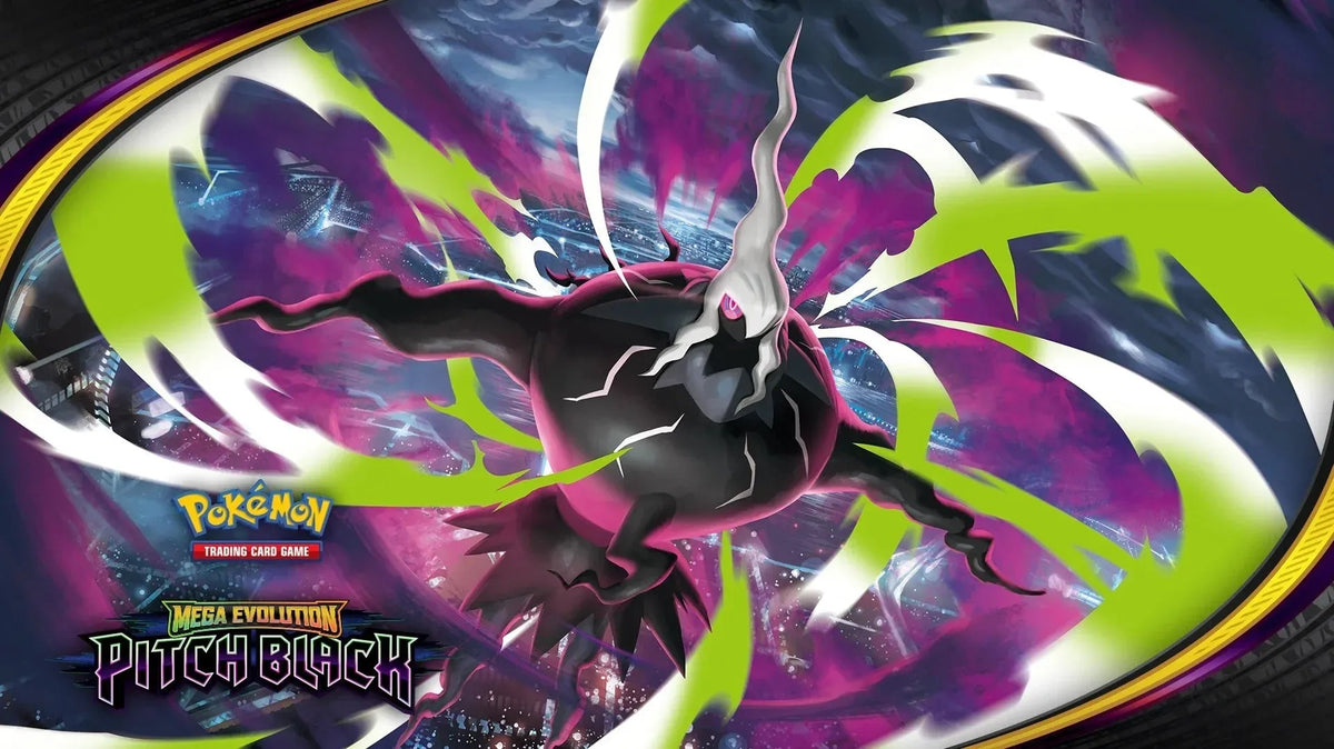 The Pokemon Pokemon TCG: Mega Evolution - Pitch Juodas - Elite Trainer Box aprašymas - Prekės nuotrauka