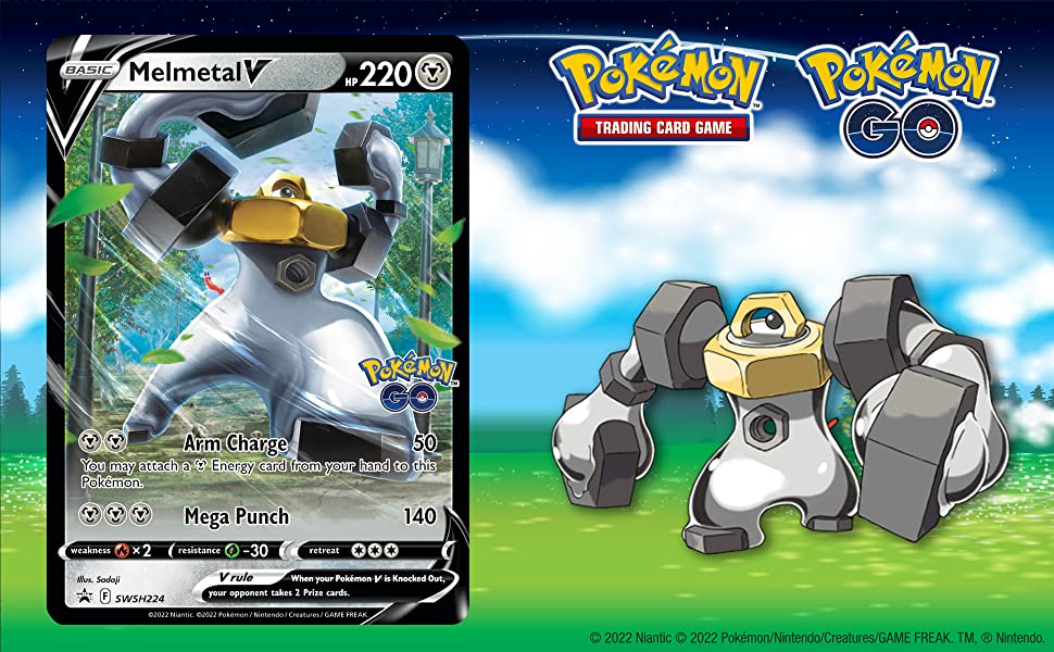 „Pokemon Pokemon TCG“ – „Pokemon GO Mewtwo“ ir „Melmetal V“ kovos kaladžių rinkinys aprašymas - Prekės nuotrauka „Pokemon Pokemon TCG“ – „Pokemon GO Mewtwo“ ir „Melmetal V“ kovos kaladžių rinkinys aprašymas - Prekės nuotrauka