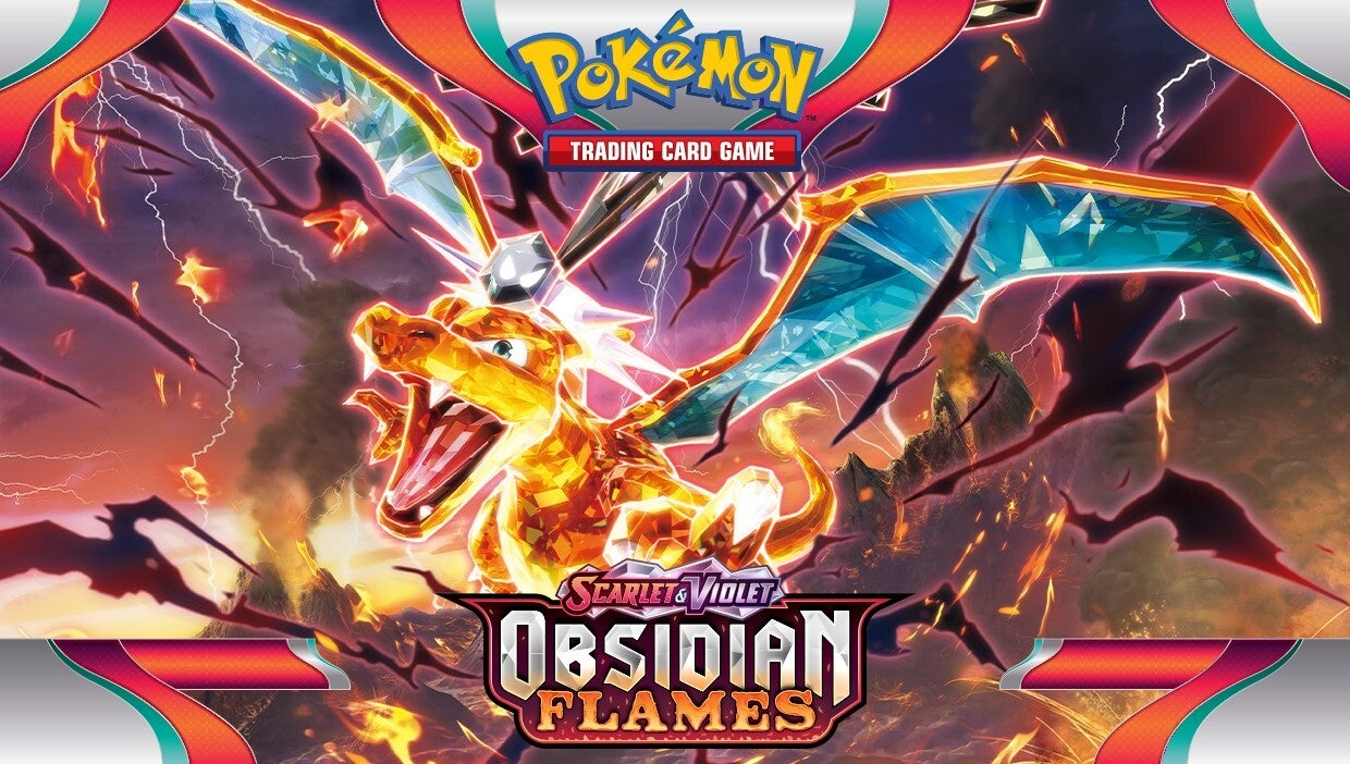 Pokemon Pokemon TCG – Scarlet & Violet 3 Obsidian Flames Booster aprašymas - Prekės nuotrauka Pokemon Pokemon TCG – Scarlet & Violet 3 Obsidian Flames Booster aprašymas - Prekės nuotrauka