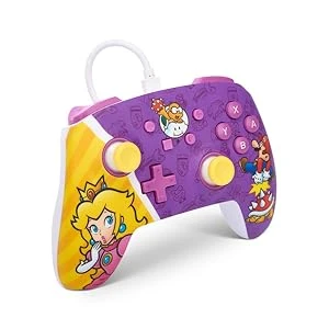 Power A PowerA Enhanced (Princess Peach Battle) laidinis valdiklis skirtas Nintendo Switch aprašymas - Prekės nuotrauka
