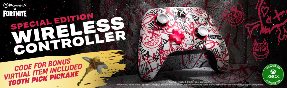 Power A PowerA Fortnite SE Belaidis valdiklis skirtas XBOX Series X/S One | PC aprašymas - Prekės nuotrauka