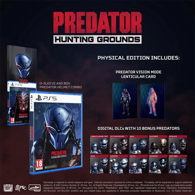 Illfonic Predator: Hunting Grounds PS5 aprašymas - Prekės nuotrauka