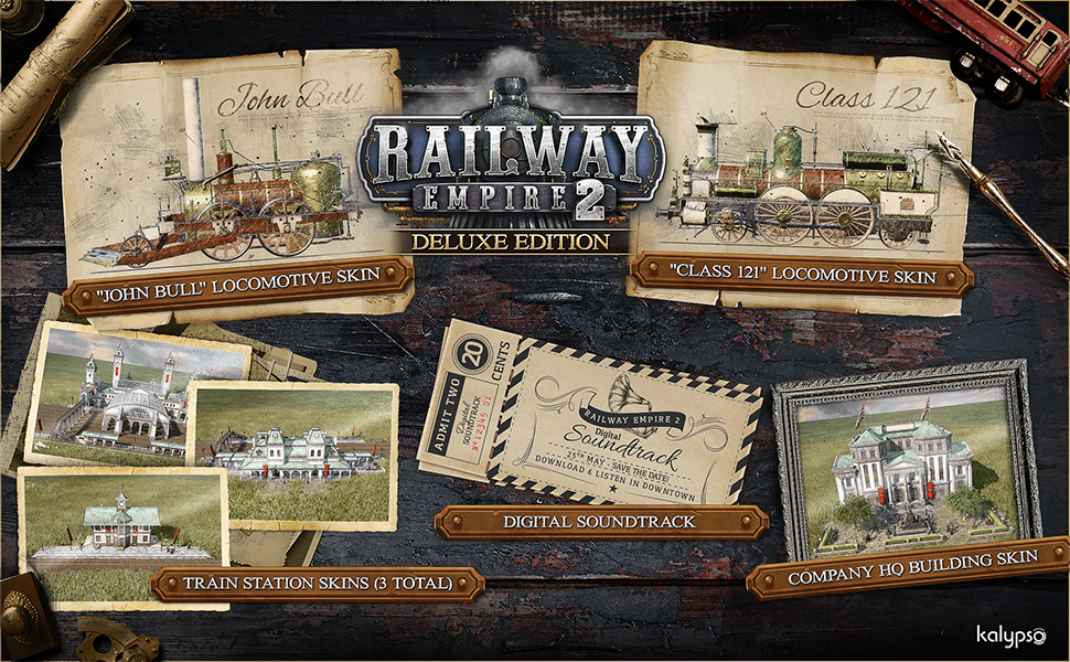 Kalypso Media Railway Empire 2 - Deluxe Edition aprašymas - Prekės nuotrauka