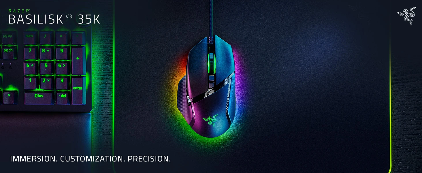 Razer Basilisk V3 35K | Pelė žaidimams | Juodas aprašymas - Prekės nuotrauka Razer Basilisk V3 35K | Pelė žaidimams | Juodas aprašymas - Prekės nuotrauka