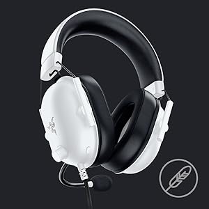 Ausinės Razer BlackShark V2 X balta aprašymas - Prekės nuotrauka