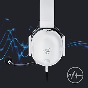 Ausinės Razer BlackShark V2 X balta aprašymas - Prekės nuotrauka