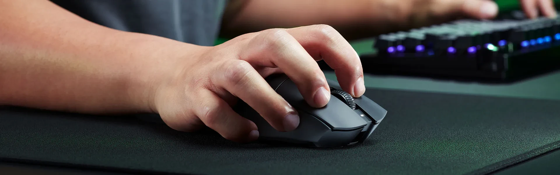 Razer DeathAdder V3 HyperSpeed | Pelė žaidimams | Wireless/su laidu | USB / 2.4 GHz | Juodas aprašymas - Prekės nuotrauka Razer DeathAdder V3 HyperSpeed | Pelė žaidimams | Wireless/su laidu | USB / 2.4 GHz | Juodas aprašymas - Prekės nuotrauka