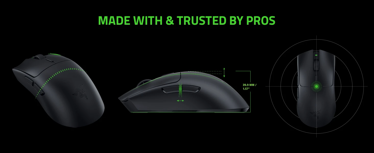 Razer | Pelė žaidimams | Viper V3 Pro | Wireless/su laidu | Juodas aprašymas - Prekės nuotrauka