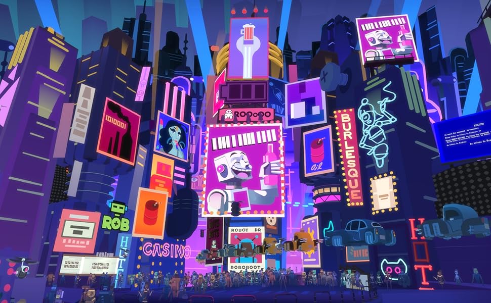 „Peanut Button Retropolis 2: Niekada neatsisveikink“ (PSVR2) PS5 aprašymas - Prekės nuotrauka „Peanut Button Retropolis 2: Niekada neatsisveikink“ (PSVR2) PS5 aprašymas - Prekės nuotrauka