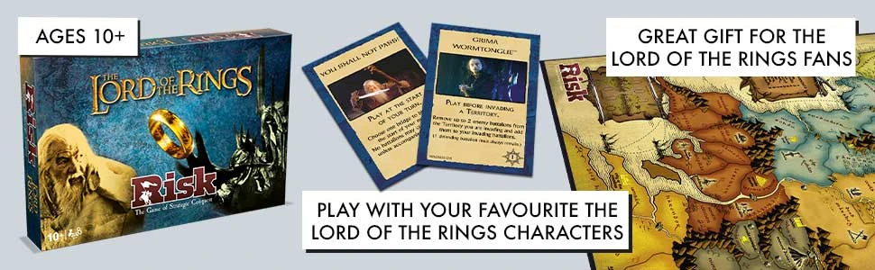 Winning Moves RISK: The Lord of the Rings aprašymas - Prekės nuotrauka