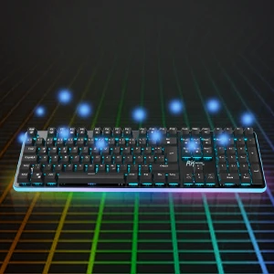 Royal Kludge RK918 RGB juoda laidinė mechaninė klaviatūra | 100%, Raudona switches, US aprašymas - Prekės nuotrauka Royal Kludge RK918 RGB juoda laidinė mechaninė klaviatūra | 100%, Raudona switches, US aprašymas - Prekės nuotrauka