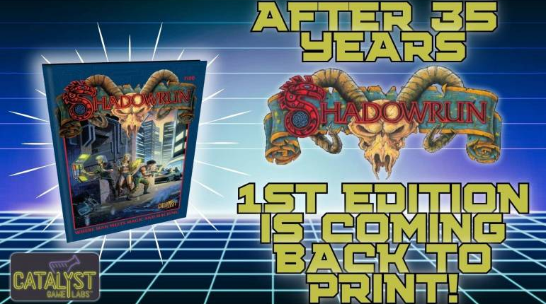 Catalyst Game Labs Shadowrun First Edition 35th Anniversary aprašymas - Prekės nuotrauka