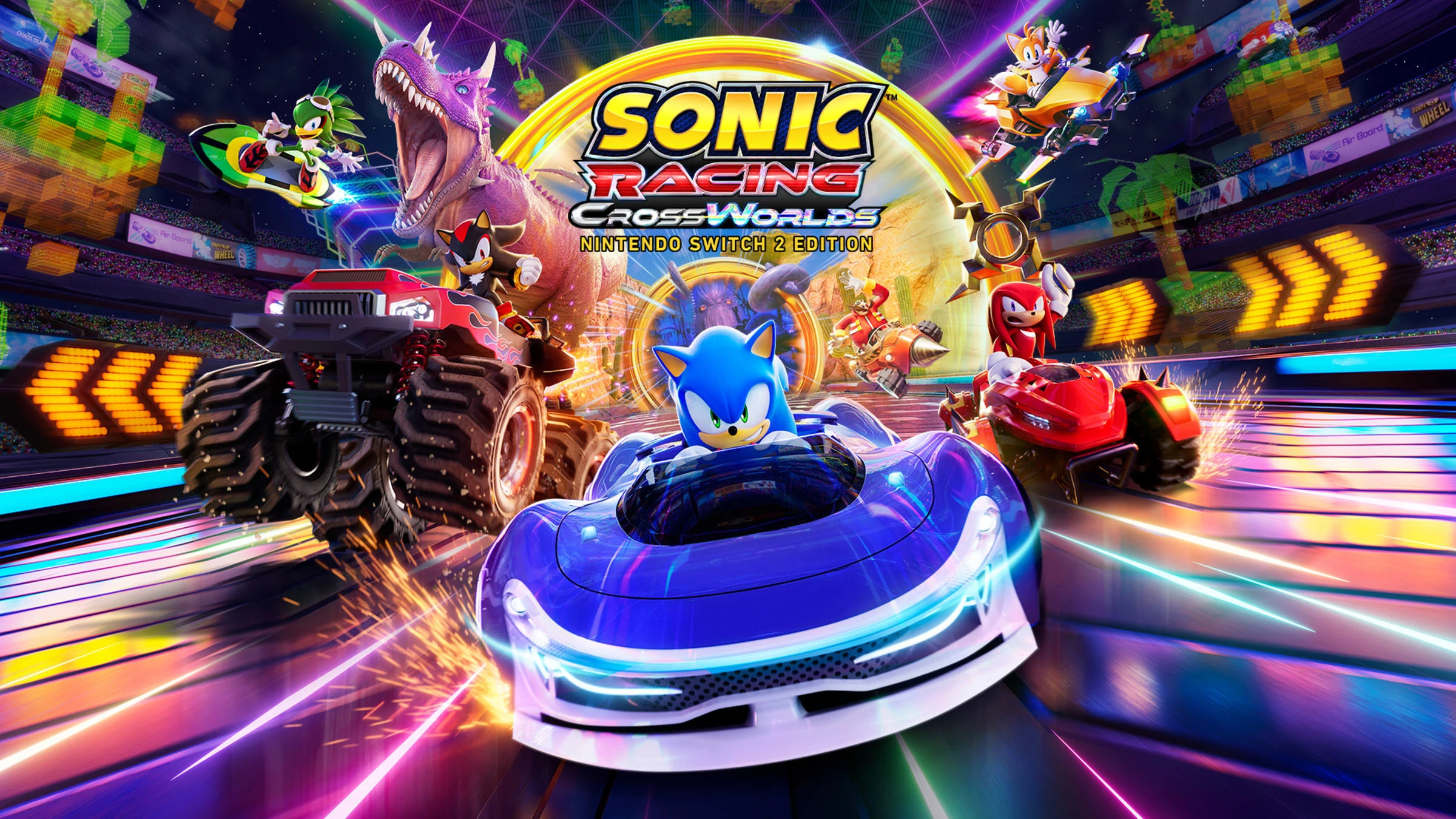 „Sega Sonic Racing: CrossWorlds“ (2 jungiklis) aprašymas - Prekės nuotrauka „Sega Sonic Racing: CrossWorlds“ (2 jungiklis) aprašymas - Prekės nuotrauka