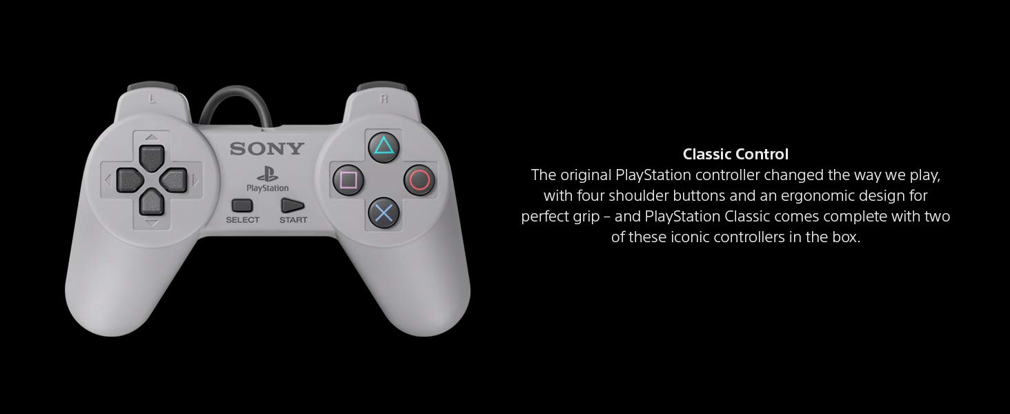 SONY Playstation Classic konsolė su 20 žaidimų | HDMI aprašymas - Prekės nuotrauka