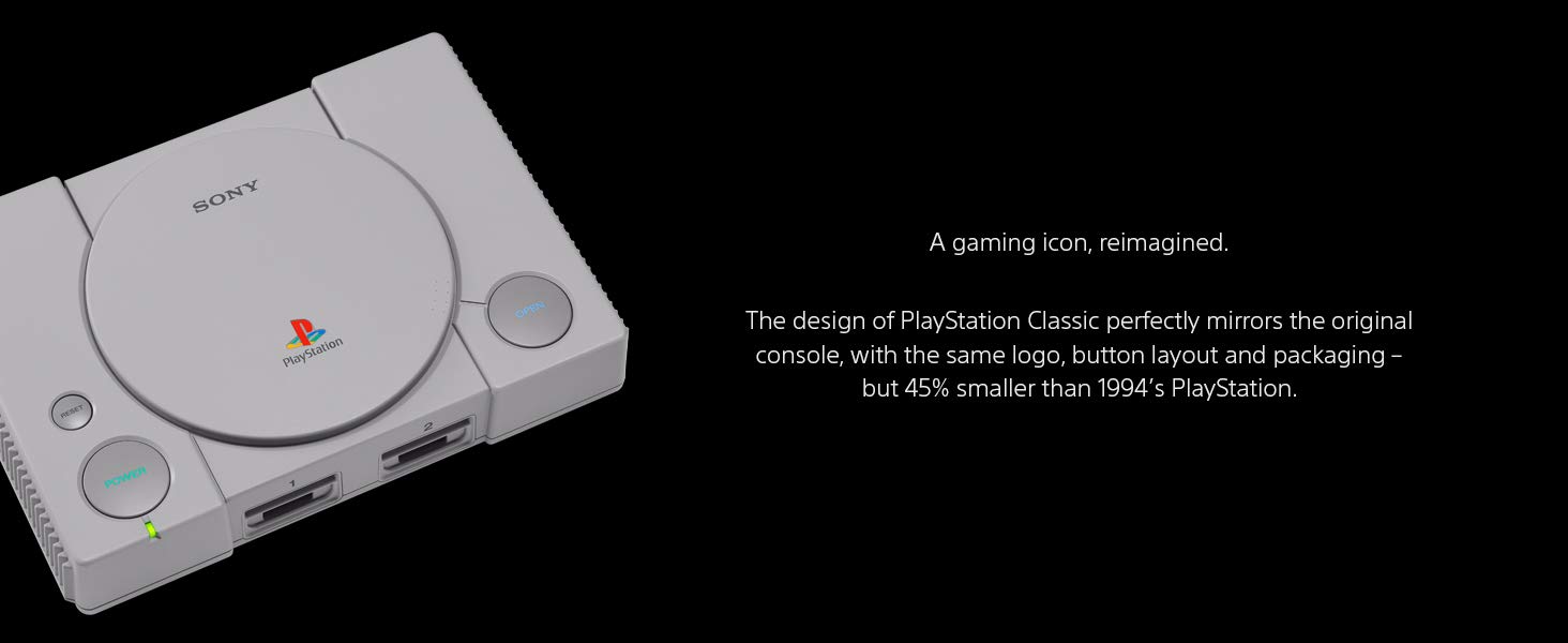 SONY Playstation Classic konsolė su 20 žaidimų | HDMI aprašymas - Prekės nuotrauka